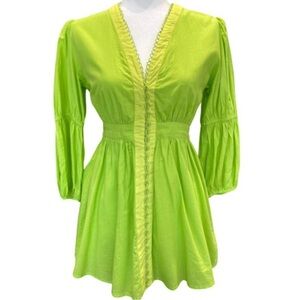 Anna Cate Octavia Dress In Lime Size Medium